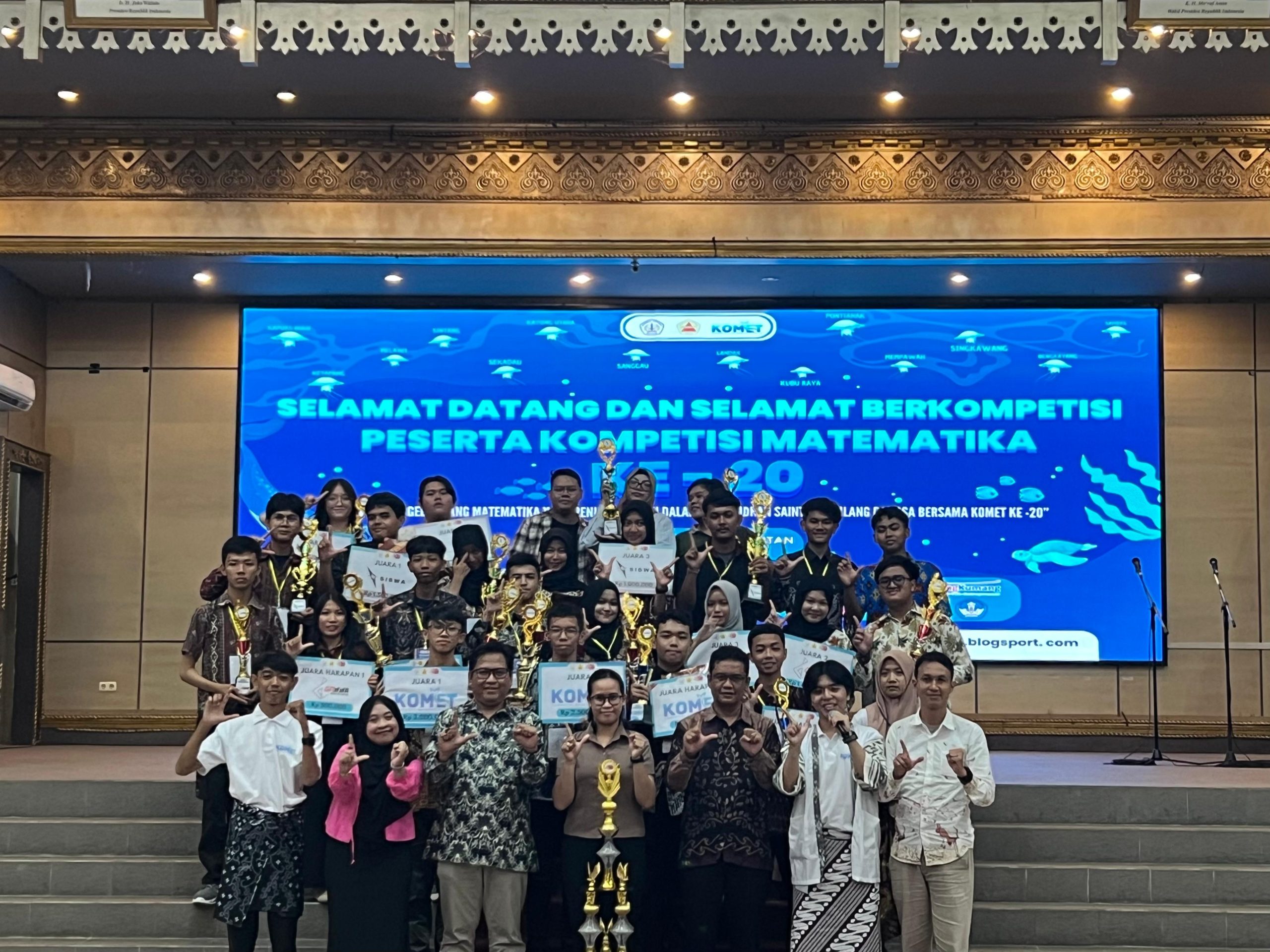 Bangga! Mahasiswa Program Studi Matematika FMIPA UNTAN Sukses menggelar KOMET 20 se-Kalimantan Barat